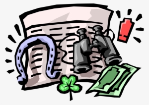 Vector Illustration Of Sport Of Horse Racing Horseshoe, #1194251