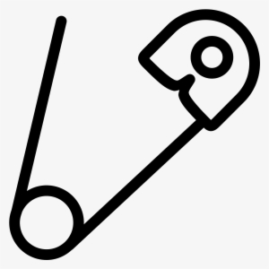 Safety Pin Icon - Baby Safety Pin Vector #1194273