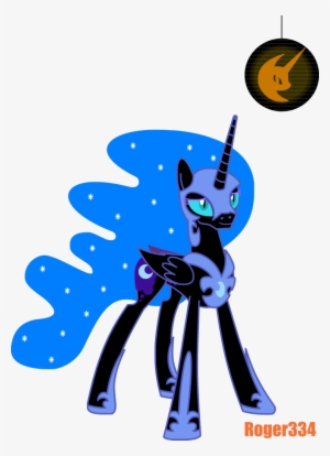 Roger334, Happy, Horseshoes, Lantern, Mare In The Moon, - Cartoon #1194395