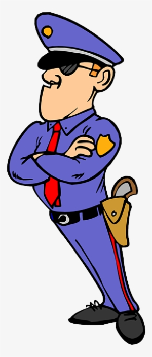 Police, Security, Man, Officer, Person, Law, Policeman - Security Clipart Png #1194834