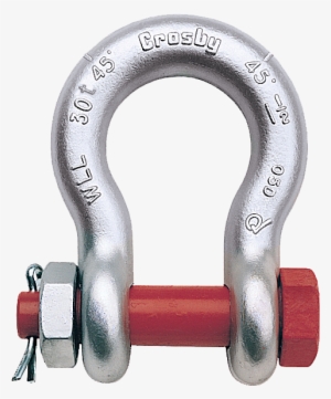 Crosby G2140 Screw Pin Bow Shackle - Crosby Shackle #1194909