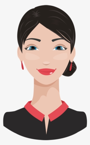 Avatar Transparent Female - Cartoon #1195864