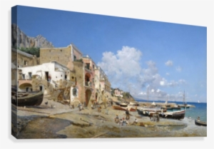 Italian Coast Canvas Print - Federico Del Campo #1196535
