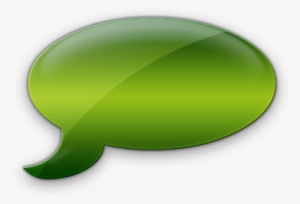 019233 Green Jelly Icon Symbols Shapes Comment Bubble - Icon #1196639
