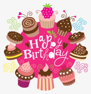 Happy Birthday Clipart With Cakes Image - Happy Birthday Clipart #1196745