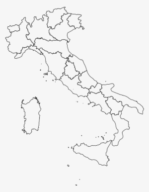 Graphic Transparent Download Free Png Italian Transparent - Free Italy Map Vector #1197178