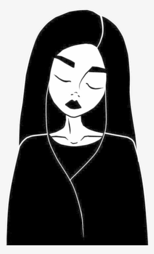 114 Images About Black Png On We Heart It - Черно Белые Рисунки Тамблер #1198048