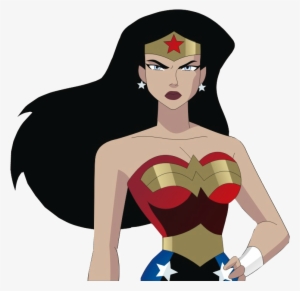 Dcau Wonder Woman Render By Markellbarnes360-da2bznh - Wonder Woman Vector Png #1198308
