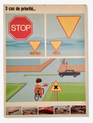 Poster 1970 3 Priority Road Safety School - School #1198989