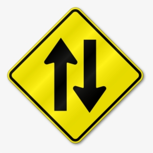 Both Ways Road Sign #1199117