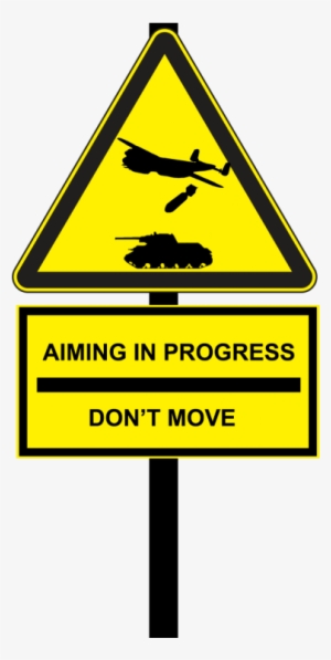 Bomber Aiming Road Sign With Girder - Florence The Machine Symbol #1199325