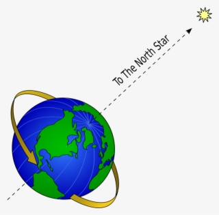 Free Vector Earth And North Star Clip Art - Earth Clip Art #1199355