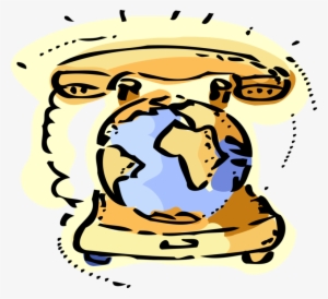 Vector Illustration Of Worldwide Telecommunications #1199379