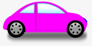 Cartoon Car Pictures Clip Art - Pink Car Clipart #1199425