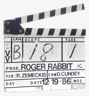 Clapboard From Who Framed Roger Rabbit - Production #1199471