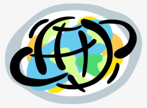 Vector Illustration Of Planet Earth World - Graphic Design #1199523