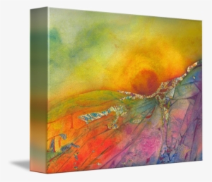 "jeweled Sunset" By Sheri Trepina, Kalispell, Mt // - Painting #120112