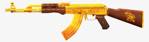 Golden Ak47 Png Jpg Stock - Golden Ak 47 Png #120232