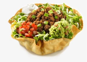 Best Taco Salad Tortilla Bowl Png Png - Taco Salad Transparent Png #120275