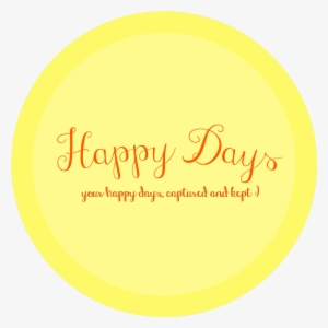 Happy Days Studios' Logo - Circle #120349 Happy Days Studios' Logo - Circle #120349