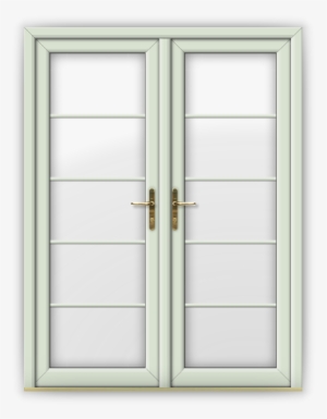 French Door White Fo - Shower Door #120764