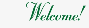 Welcome - Welcome Images Green Transparent #121049