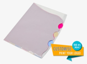 4-compartment Plastic Folder - Watercolor Painting #121212