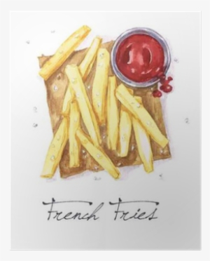 Poster Watercolor Voedsel Schilderij - Watercolour Food #121239