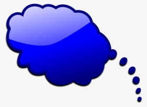 Blue Clipart Speech Bubble Pencil And In Color Blue - Speech Balloon With Color #121385