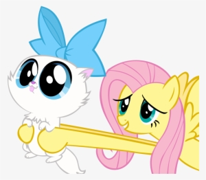 Artist-dantondamnark Cat Fluttershy Kitten - My Little Pony Kitten #121405