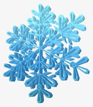 3d Snowflake Png Clipart Image - Clip Art #121598