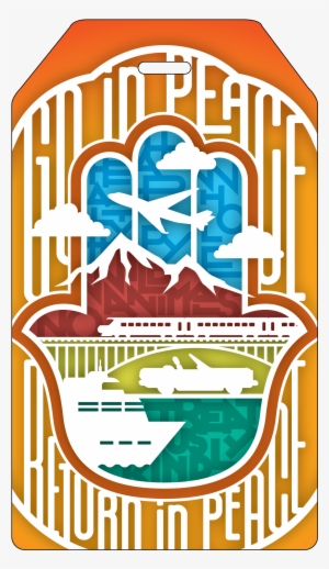 Pj Library Hamsa Travel Luggage Tag - Fırtına Inisiyatifi #121811