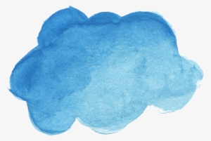 Watercolor Clouds Png - Polar Fleece #122043