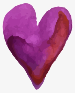 Beautiful Watercolor Heart Stickers Messages Sticker-9 - Watercolor Transparent Clipart Heart #122441