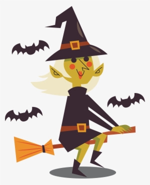 S Broom Witches On - Cartoon Witches #122837