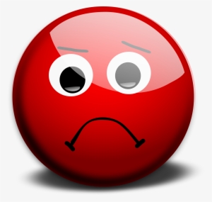 Angry Faces Clipart Free Download Best Angry Faces - Red Sad Face Png #122998
