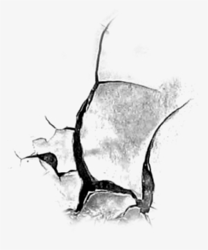 Pillar Drawing Cracked - Surreal Art #123472