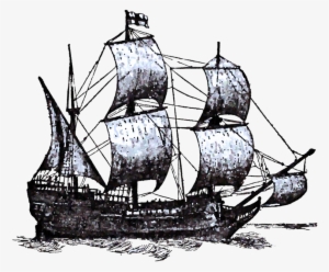 This - Old Ship Transparent Background #123522