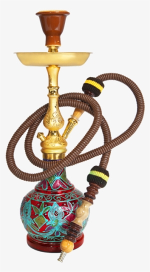 Arabic Hookah Isolated On A White Background - White Old Antique Hookah #123677