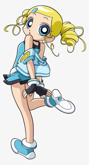 Powerpuff Girls Z Bubbles Pp Pose - Ppgz Rolling Bubbles #123751