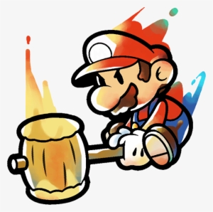 Svg Black And White Library Collection Of High Quality - Paper Mario Png #123916