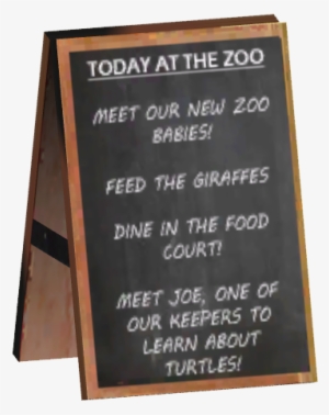 Chalkboard Sign - Banner #124100