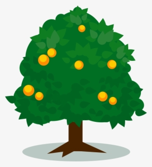 Tree Clipart Clipart Public Domain - Tree Full Of Fruits Cartoon #124207