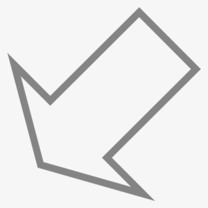 Down Arrow Left - Inkscape Big Arrow #124484