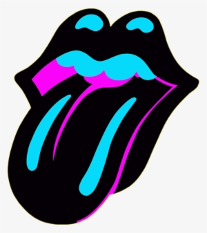 Tumblr Sticker - Pop Art Rolling Stones Lips #124651