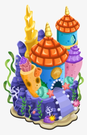 Underwater Castle - Underwater Castle Cartoon Transparent #124704