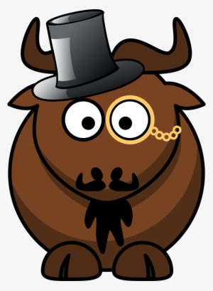 This Graphics Is Cartoon Gnu Fantasies About Animal, - Cartoon Gnu #125167