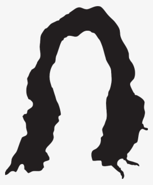 Head, Black, Silhouette, Style, Hair, Wig - Black Wig Clip Art #125767