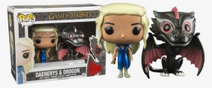Game Of Thrones Drogon & Mhysa Daenerys Metallic Exclusive - Game Of Thrones Daenerys Pop Vinyl #125880