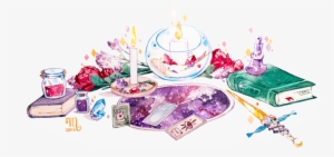 Mashiiro Is Creating Watercolor Illustrations And Sketches - Witchcraft #125961